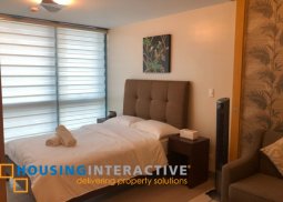 fully furnished 1-bedroom unit for rent in one uptown residences