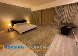 fully furnished 3-bedroom unit with parking for rent in shang grand tower