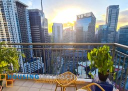 fully furnished 1bedroom, 1t&b for rent in verve residences