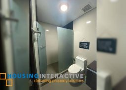 fully furnished 1-bedroom unit with balcony for rent in trion towers