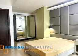 fine 2-bedroom loft condo unit for rent at the fort residences