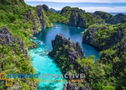 tropical land with beach front for sale in el nido