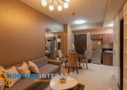 fully furnished 1-bedroom unit with parking for rent in magnolia residences