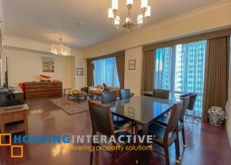 fully furnished 2-bedroom unit with parking for rent in raffles residences