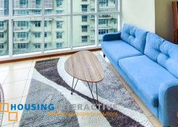 fully furnished bi-level 3-bedroom unit with parking for rent in two serendra