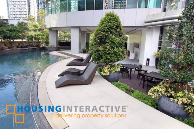 a fully furnished deluxe studio at bgc