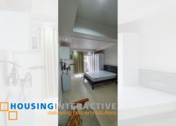 studio unit with balcony for rent in elizabeth place condo