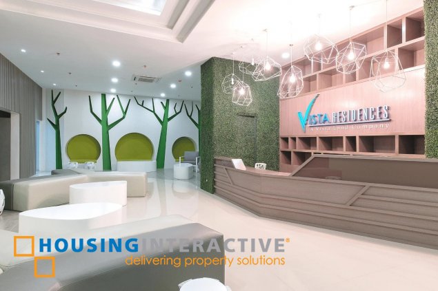 a studio type condo unit for sale in vista residences