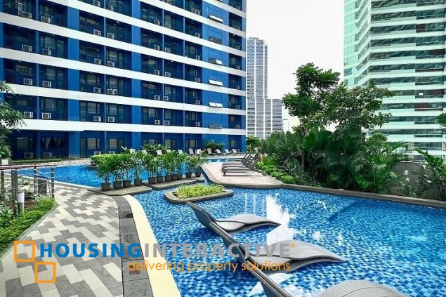 1br condo with balcony for rent in air residences