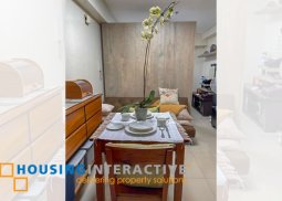 a fully furnished 1 br for sale in the columns legazpi