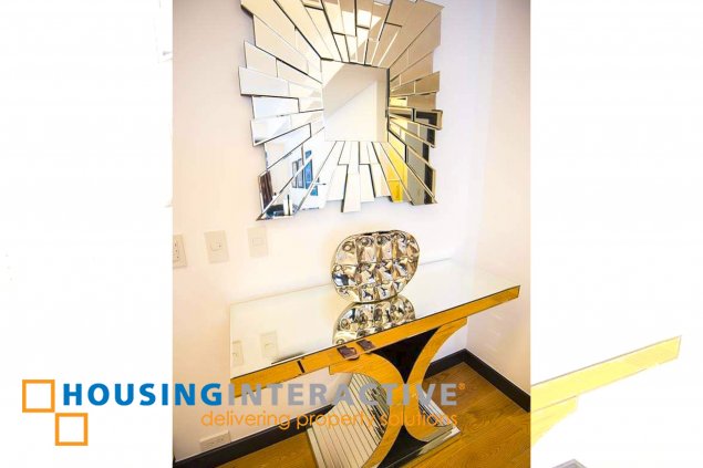 fully furnished 2br unit for lease at one serendra