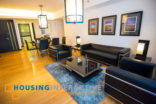 fully furnished 2br unit for lease at one serendra