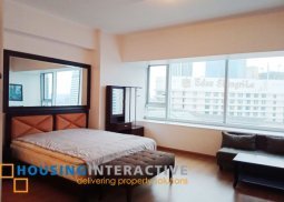 fancy studio semi-furnished condo for rent at st. francis shangri-la place mandaluyong