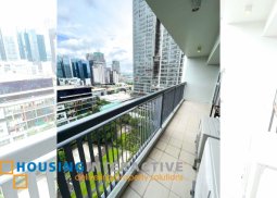 fully furnished 1-bedroom unit with balcony & parking for rent in one maridien