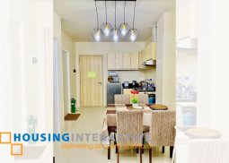 fully furnished 1-bedroom unit with balcony & parking for rent in avida montane