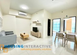 fully furnished 2 br unit for sale in one uptown residences