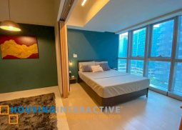 fully furnished 1-bedroom unit for sale in uptown parksuites