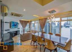 fully furnished 3-bedroom unit with parking for sale in salcedo park condominium