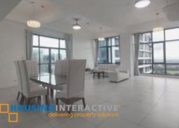 semi furnished 3-bedroom penthouse for rent in bellagio one
