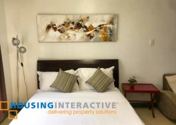 fully furnished studio unit for sale in the infinity tower