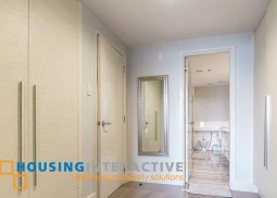 fully furnished 3-bedroom unit with parking for rent in proscenium at rockwell