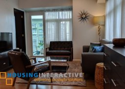 fully furnished 1-bedroom unit with balcony for rent in two serendra