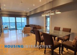 fully furnished 3-bedroom unit with balcony & parking for rent in one shangri-la place
