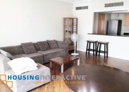 fully furnished 1-bedroom unit with parking for rent in amorsolo west