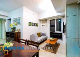 fully furnished 2-bedroom unit with balcony & parking for sale in avida towers alabang