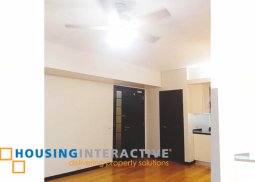 bare 1-bedroom loft unit with balcony & parking for rent in two serendra