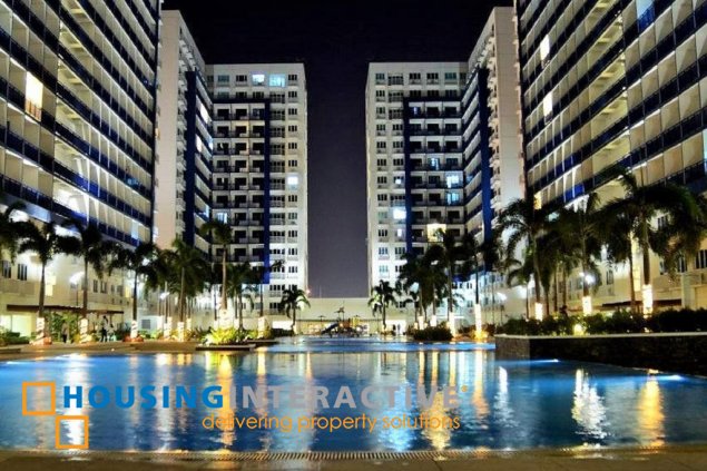 fully furnished 1-bedroom unit with balcony for sale in sea residences