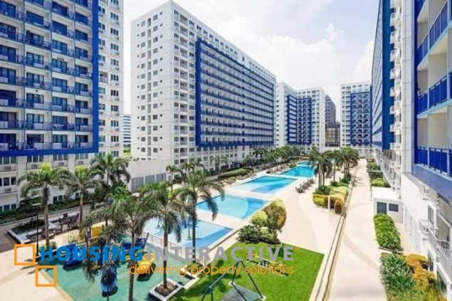fully furnished 1-bedroom unit with balcony for sale in sea residences