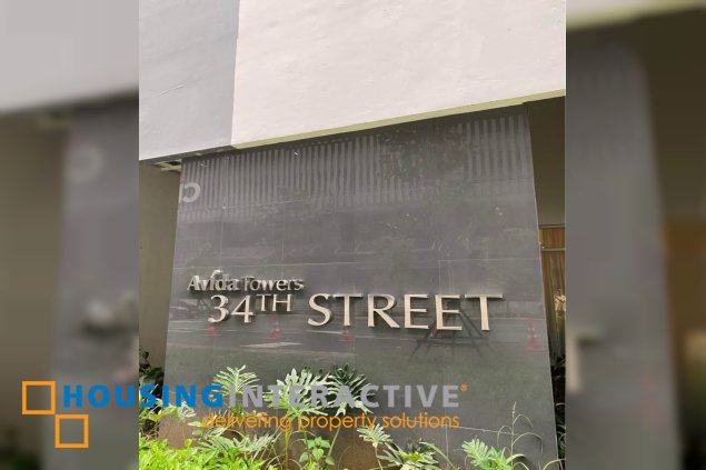 for rent -2br unit in avida towers 34th