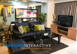 fully furnished bi-level unit for rent in two serendra