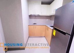 fully furnished 1-bedroom unit with balcony for rent in uptown parksuites