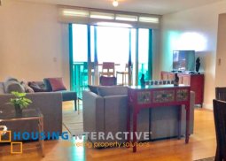 fully furnished 3-bedroom unit with parking & balcony for sale in park terraces