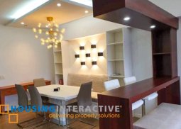 fully furnished 1-bedroom unit with parking & balcony for rent in one maridien