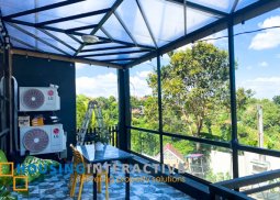 grand 3-storey, 3-bedroom house with balcony & maid's room for sale in richland hills