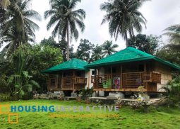 tropical resort with 4 huts & spacious restaurant for sale in san luis, aurora