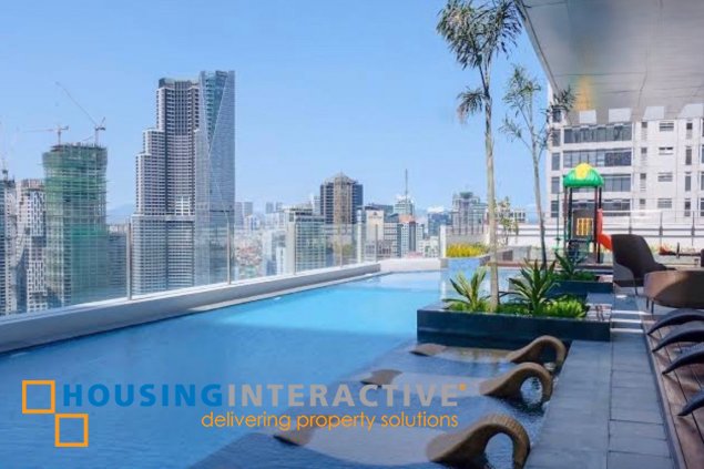 fully furnished 1-bedroom unit for sale in salcedo skysuites
