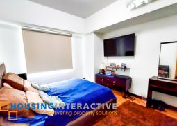 fully furnished 2-bedroom unit with parking & balcony for sale in two serendra