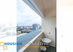 fully furnished 1-bedroom unit with balcony for rent in cityland pasong tamo