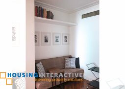 fully furnished 1-bedroom unit with parking for rent in amorsolo east