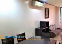 fully furnished 1-bedroom unit with parking for sale in parkside villas