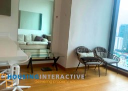 fully furnished 1-bedroom unit with parking for sale in trump