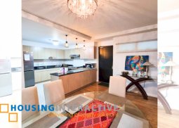 fully furnished 3-bedroom unit with balcony & parking for rent in two serendra