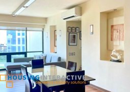 fully furnished 2-bedroom unit with parking for sale in bonifacio ridge