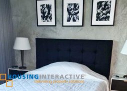 fully furnished 2-bedroom corner unit with balcony & parking for rent in edades