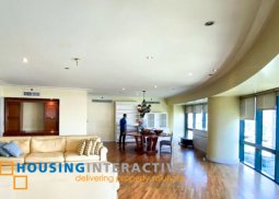 semi furnished 3-bedroom corner unit with parking & maid's room for sale in rizal tower
