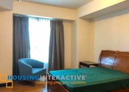 fully furnished 1-bedroom unit with parking for rent in one serendra